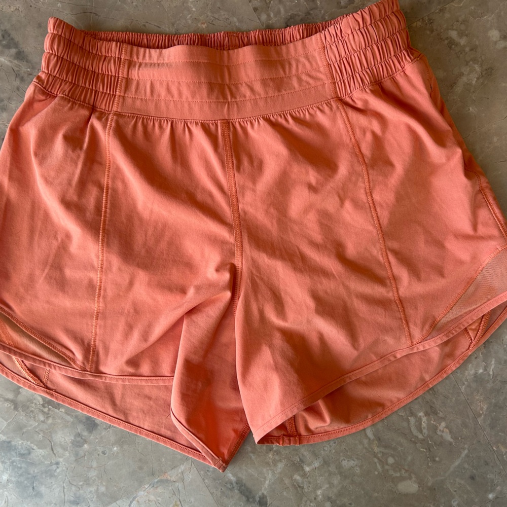 Lululemon Athletica Peach Athletic Shorts
